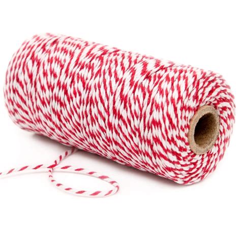 Cotton Bakers Twine 100 Yards Red