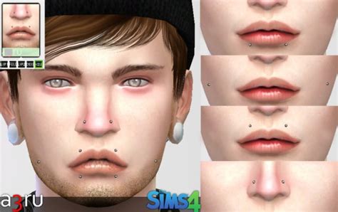 A3ru Double Piercing Set Sims 4 Downloads