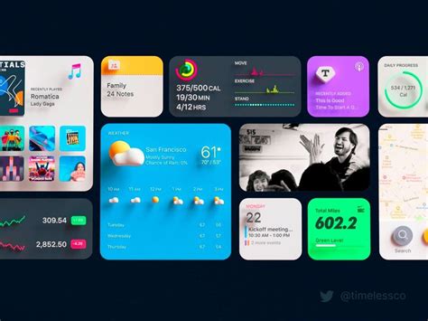 Ios 14 Widgets Ios Design Widget Design App Design