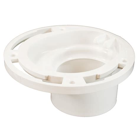 Jones Stephens 3 In X 4 In Four Way Offset 7 In White Pvc Closet Flange