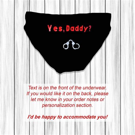 ddlg couple underwear yes daddy bdsm panties boxer etsy