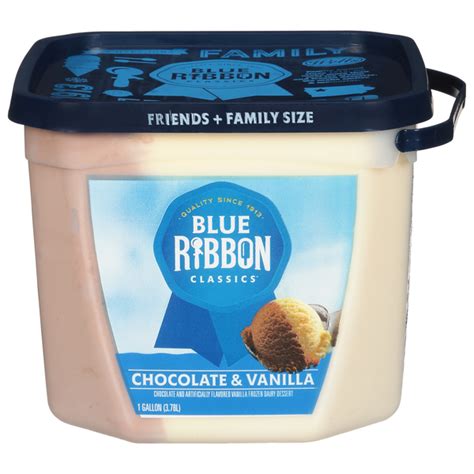 Save On Blue Ribbon Classics Frozen Dairy Dessert Chocolate And Vanilla