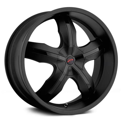 Platinum® 212b Widow Wheels Matte Black With Gloss Black Inserts Rims