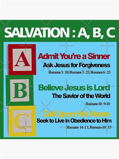 Abc Of Salvation Printable Printable World Holiday