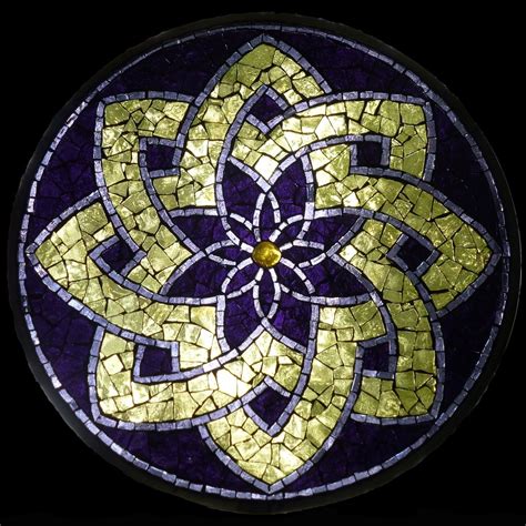 Stained Glass Mosaic Mandala By David Chidgey Med Billeder Glaskunst Mosaik
