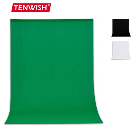 Tenwish 16x1m2m3m Chroma Key Backdrop Green Screen For Photo Studio