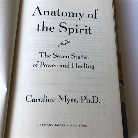 Anatomy Of The Spirit The Seven Stages Of Power And Healing By Etsy