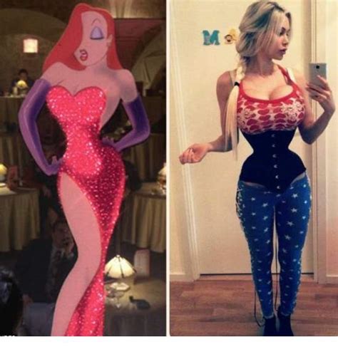Hot Yet Crazy Model Has 6 Ribs Removed To Look Like Jessica Rabbit 9
