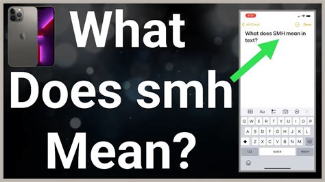 What Does Smh Mean In Text Youtube