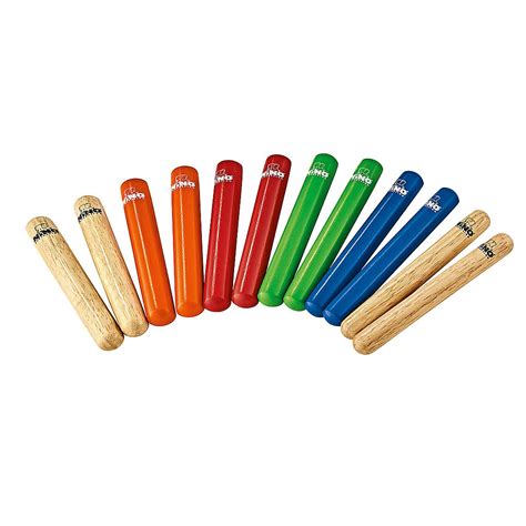 NINO Percussion houten claves, 6 paar kopen? Kindermuziekwinkel.com