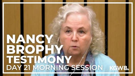Romance Novelist Nancy Brophy Testifies In Murder Trial Live Stream Youtube