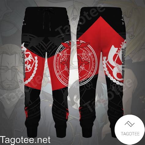 Anime Fullmetal Alchemist Symbols Pants Tagotee