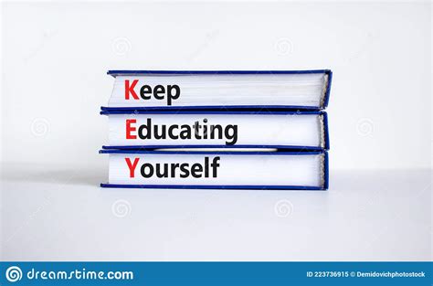 Key Keep Educating Yourself Symbol Books With Words Key Keep