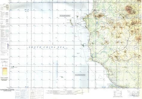 Takjub Indonesia Peta Topografi Singkawang Skala 250k