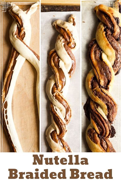 And you'll be surprised how easy it is to make! Nutella Braided Bread in 2020 | Braided bread, Dessert recipes, Desserts