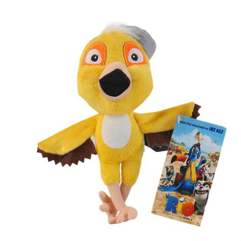 Movie Rio Nico Yellow Bird Plush Toys Stuffed Animal Soft Doll 8inch