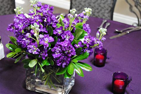 A scattering of green gourds and acorn squash laid down the center of the table and accented with orange and red flowers creates quite a pretty site. Meditations | annateague | Calla lily, Dark purple ...