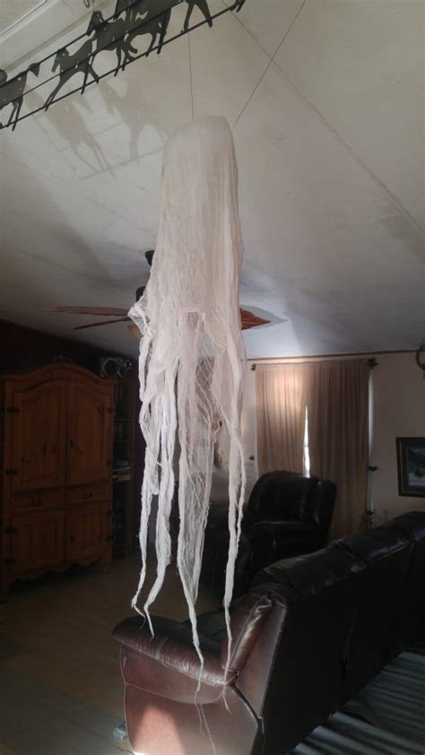 Diy Flying Axworthy Ghost For Halloween Spooky Fun And Creative