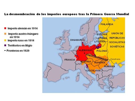 Clasehistorias Los Cambios En El Mapa Europeo Tras La I Guerra Mundial