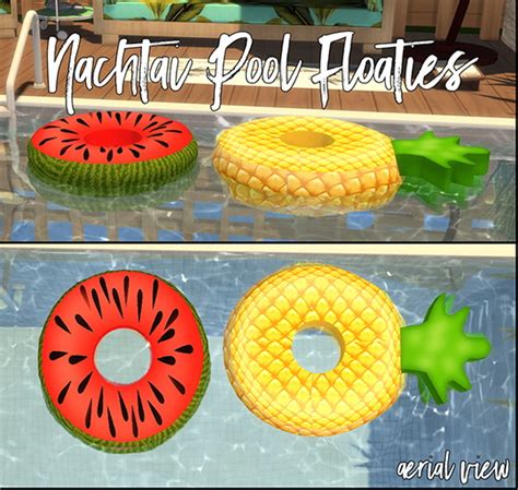 Pool Floaties By Sympxls At Simsworkshop Sims 4 Updates