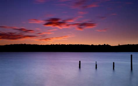 Wallpaper Landscape Sunset Sea Lake Water Nature Reflection