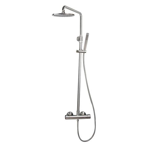 A good cost/quality solution is certainly the solar shower which catches sunrays. 316L Stainless steel thermostatic outdoor shower ...