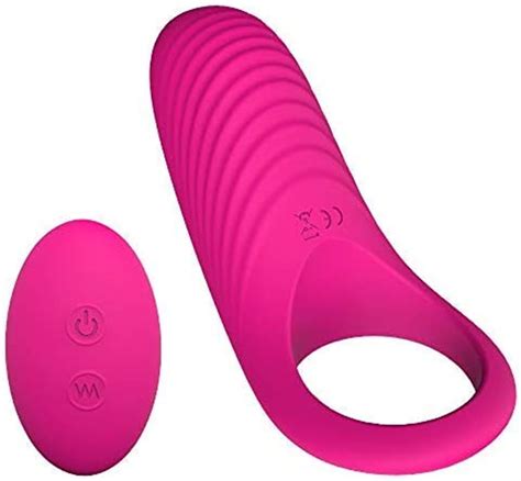 Lollanda Vibrating Ring Remote Control 9 Speed Penis Ring Vibrator Rechargeable Powerful