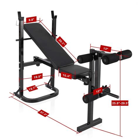 Weight Bench, Weight-lifting Bed Weight-lifting Machine Fitness Equipment, Barbell Lifting Press 