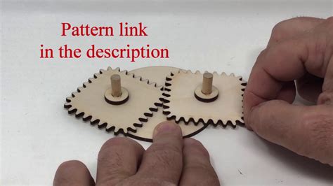 Square Gears Scroll Saw Or Laser Pattern Youtube