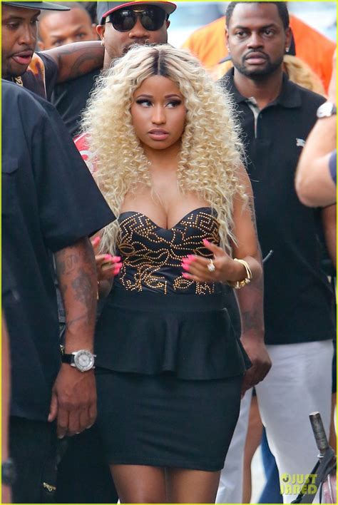 Nicki Minaj Chris Brown S Love More Music Video Shoot Photo