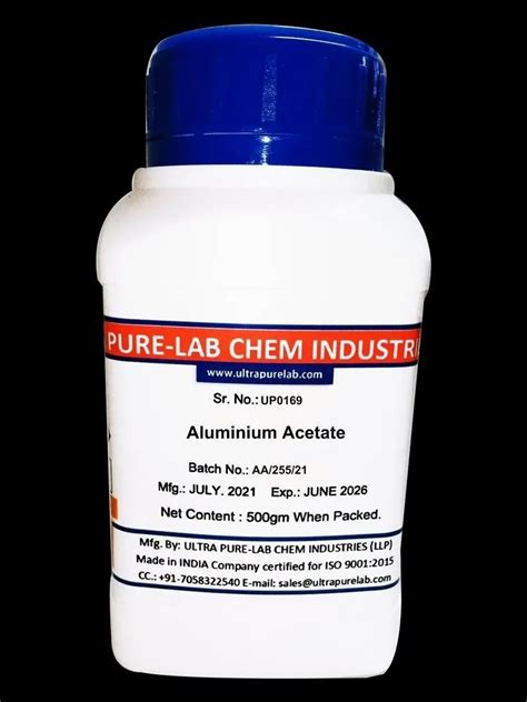 Aluminium Acetate For Laboratory At Rs 569kg In Mumbai Id 24253390673