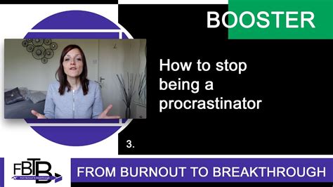 How To Stop Being A Procrastinator YouTube