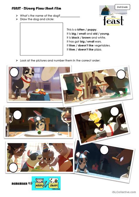 Feast Disney Pixar Short Film Works Deutsch Daf Arbeitsblätter Pdf And Doc