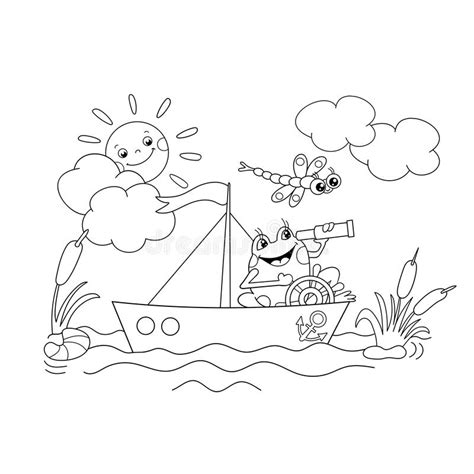Boat Coloring Pages Preschool