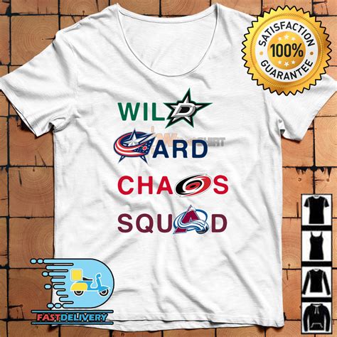 The top three teams from each division make up the first six spots. NHL Wild Card Chaos Squad Shirt, hoodie, sweater and v-neck t-shirt