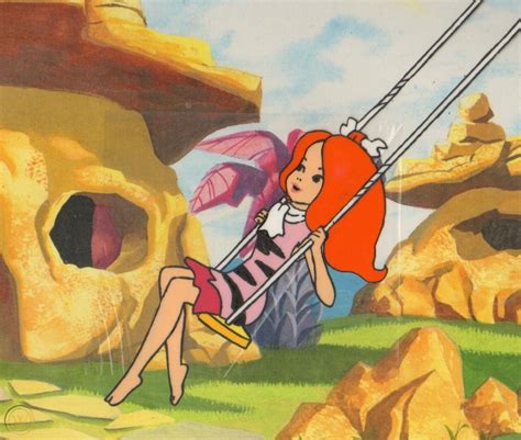 Flintstones Pebbles Bamm Bamm Lot Cels Drawings 1971 Vintage Hanna