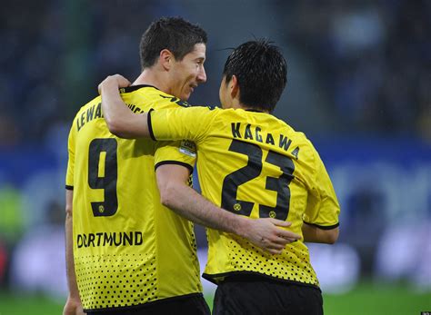 Robert lewandowski is a polish professional footballer who plays as a striker for bundesliga club bayern munich and is the captain of the po. Robert Lewandowski Hits Four For Borussia Dortmund Vs Real ...