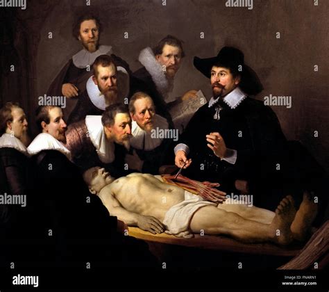 The Anatomy Lesson De Anatomische Les Of Dr Nicolaes Tulp 1632