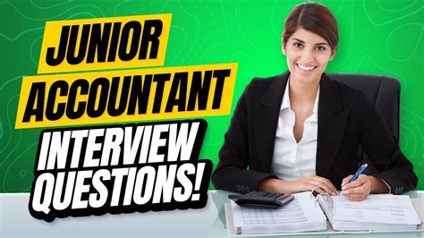 Junior Accountant Interview Questions And Answers Youtube