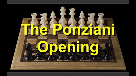 Chess Openings for White | The Ponziani Opening | Part 1 | 3...Nf6 with ...