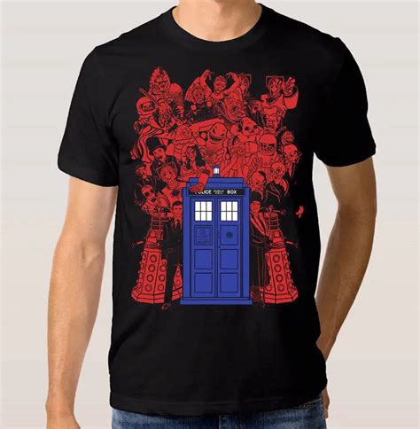 Fashion And Wot Shirt Free Shipping Regular Doctor Who Tardi O Neck Short Sleeve Mens Tee Shirt