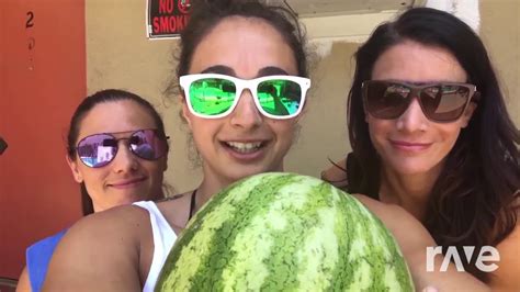 Women We Crushes A Watermelon With Our Thighs Jordan Shalhoub And Angel Ocean Ravedj Youtube