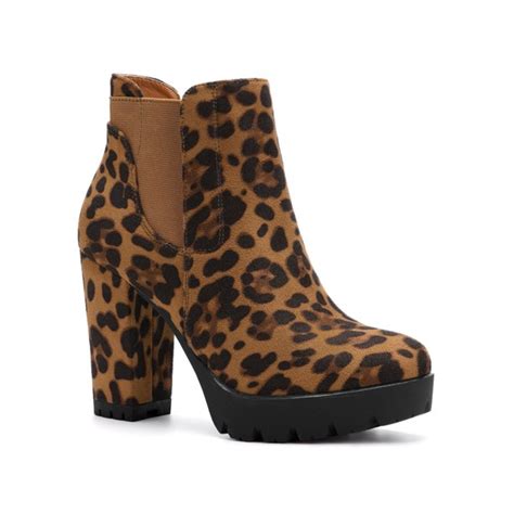 View our chelsea boots, lace ups and work boots in leather and suede. Unique Bargains - Women's Chunky Heel Platform Chelsea Boots Leopard (Size 9.5) - Walmart.com ...