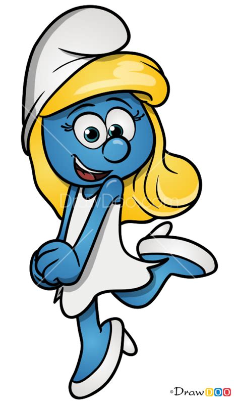 How To Draw A Smurf Smurfs Drawing Cartoon Character