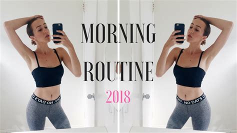 Morning Routine 2018 My Simple And Healthy Routine Youtube