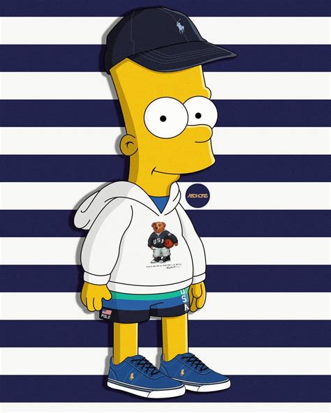 Hood Bart Simpson Supreme Wallpapers Top Free Hood Bart