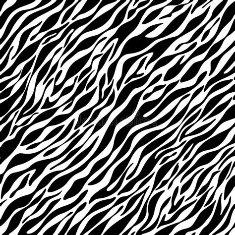 Seamless Abstract Animal Pattern Made With Vector Images Stock Vector