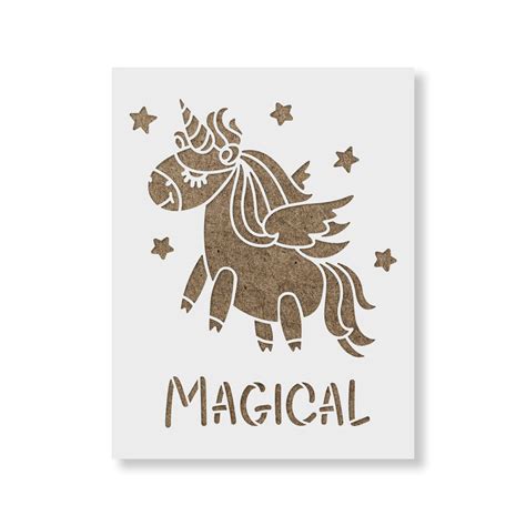 Unicorn Magical Stencils Stencil Revolution