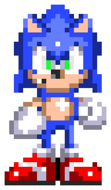 Sonic 3 Sprite Pixel Art Maker