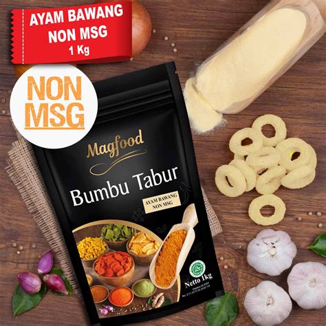 Jual Magfood Bumbu Tabur Ayam Bawang Non Msg 1 Kg Shopee Indonesia